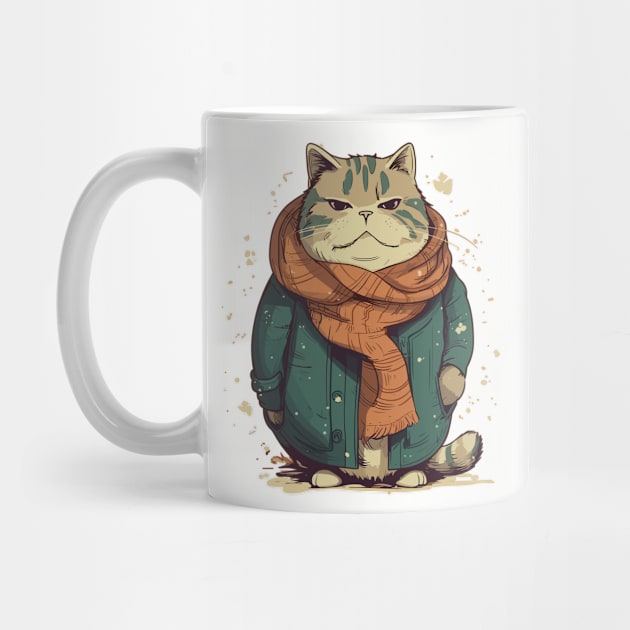 Winter Chubby Cat by MintaApparel